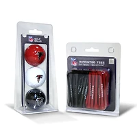 Atlanta Falcons 3-Golf Ball & 50-Golf Tee Set