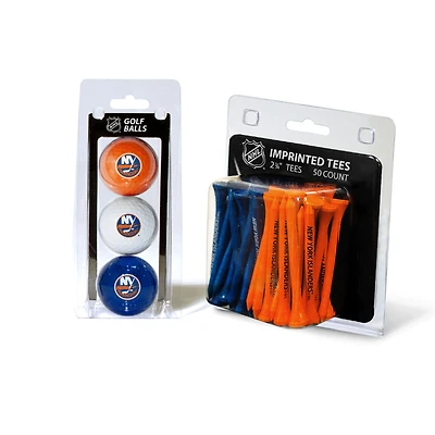 New York Islanders 3-Golf Ball & 50-Golf Tee Set