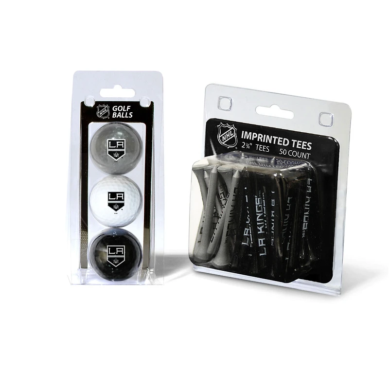 Los Angeles Kings 3-Golf Ball & 50-Golf Tee Set
