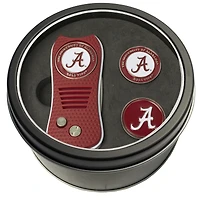 Alabama Crimson Tide Divot Tool & Ball Markers Personalized Tin Gift Set