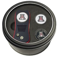 Arizona Wildcats Divot Tool & Ball Markers Personalized Tin Gift Set
