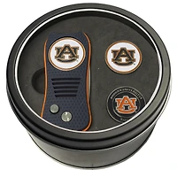 Auburn Tigers Divot Tool & Ball Markers Personalized Tin Gift Set