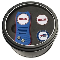 Buffalo Bills Divot Tool & Ball Markers Personalized Tin Gift Set