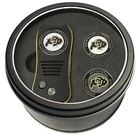 Colorado Buffaloes Divot Tool & Ball Markers Personalized Tin Gift Set