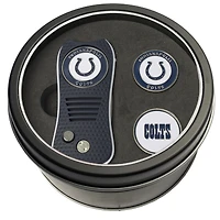 Indianapolis Colts Divot Tool & Ball Markers Personalized Tin Gift Set