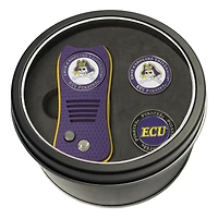 ECU Pirates Divot Tool & Ball Markers Personalized Tin Gift Set