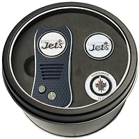 Winnipeg Jets Divot Tool & Ball Markers Personalized Tin Gift Set