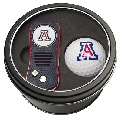 Arizona Wildcats Divot Tool & Golf Ball Personalized Tin Gift Set