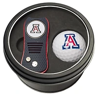 Arizona Wildcats Divot Tool & Golf Ball Personalized Tin Gift Set
