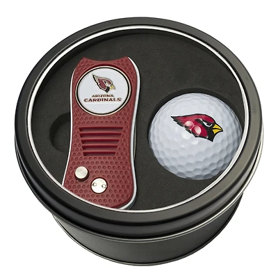 Arizona Cardinals Divot Tool & Golf Ball Personalized Tin Gift Set