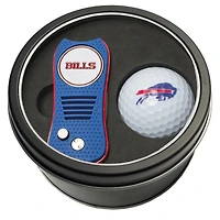 Buffalo Bills Divot Tool & Golf Ball Personalized Tin Gift Set