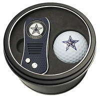 Dallas Cowboys Divot Tool & Golf Ball Personalized Tin Gift Set