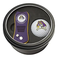ECU Pirates Divot Tool & Golf Ball Personalized Tin Gift Set