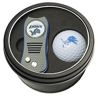 Detroit Lions Divot Tool & Golf Ball Personalized Tin Gift Set