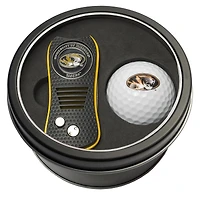 Missouri Tigers Divot Tool & Golf Ball Personalized Tin Gift Set