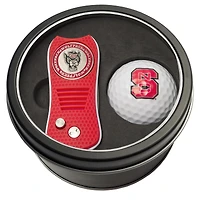 NC State Wolfpack Divot Tool & Golf Ball Personalized Tin Gift Set