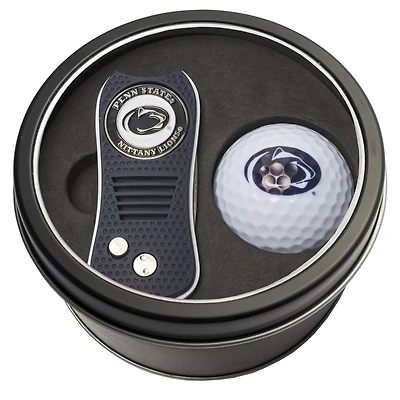 Penn State Nittany Lions Divot Tool & Golf Ball Personalized Tin Gift Set