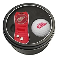 Detroit Red Wings Divot Tool & Golf Ball Personalized Tin Gift Set