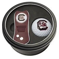 South Carolina Gamecocks Divot Tool & Golf Ball Personalized Tin Gift Set
