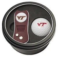 Virginia Tech Hokies Divot Tool & Golf Ball Personalized Tin Gift Set