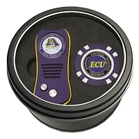 ECU Pirates Divot Tool & Golf Chip Personalized Tin Gift Set