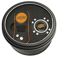 Oklahoma State Cowboys Divot Tool & Golf Chip Personalized Tin Gift Set