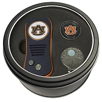 Auburn Tigers Divot Tool Ball Marker & Cap Clip Personalized Tin Gift Set
