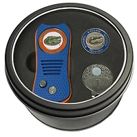 Florida Gators Divot Tool Ball Marker & Cap Clip Personalized Tin Gift Set