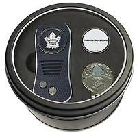 Toronto Maple Leafs Divot Tool Ball Marker & Cap Clip Personalized Tin Gift Set