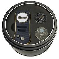 Los Angeles Rams Divot Tool Ball Marker & Cap Clip Personalized Tin Gift Set