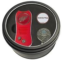 Detroit Red Wings Divot Tool Ball Marker & Cap Clip Personalized Tin Gift Set