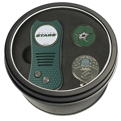 Dallas Stars Divot Tool Ball Marker & Cap Clip Personalized Tin Gift Set