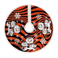 San Francisco Giants Snowman Sherpa Christmas Tree Skirt