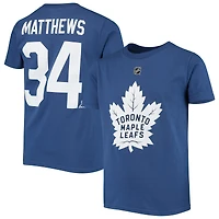 Youth Auston Matthews Blue Toronto Maple Leafs Player Name & Number T-Shirt