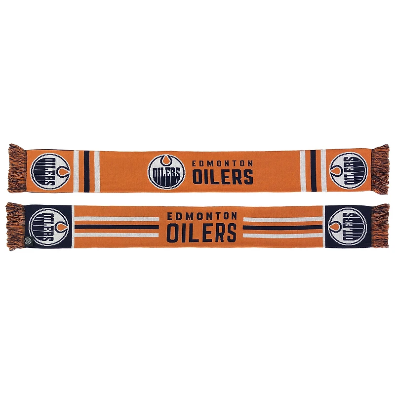 Orange Edmonton Oilers Home Jersey Scarf
