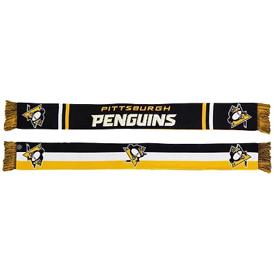 Black Pittsburgh Penguins Home Jersey Scarf