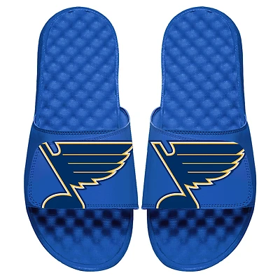 Men's ISlide Royal St. Louis Blues Blown Up Logo Slide Sandals