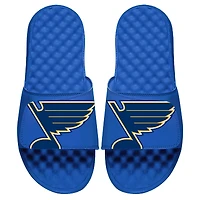 Men's ISlide Royal St. Louis Blues Blown Up Logo Slide Sandals