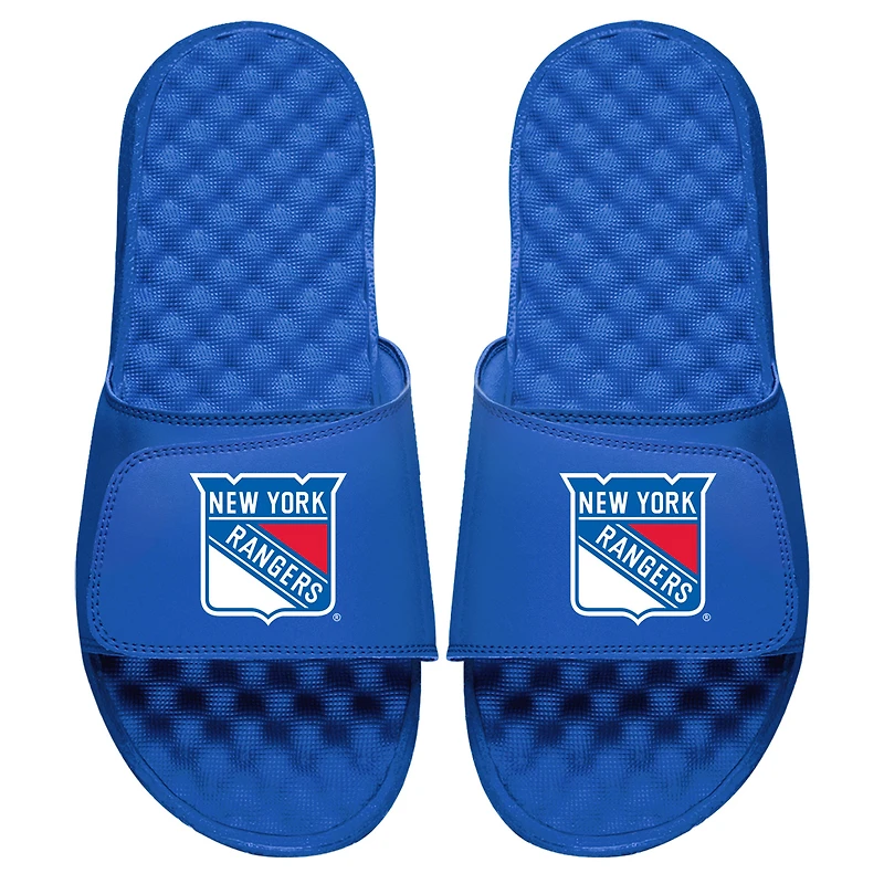 Youth ISlide Royal New York Rangers Primary Logo Slide Sandals