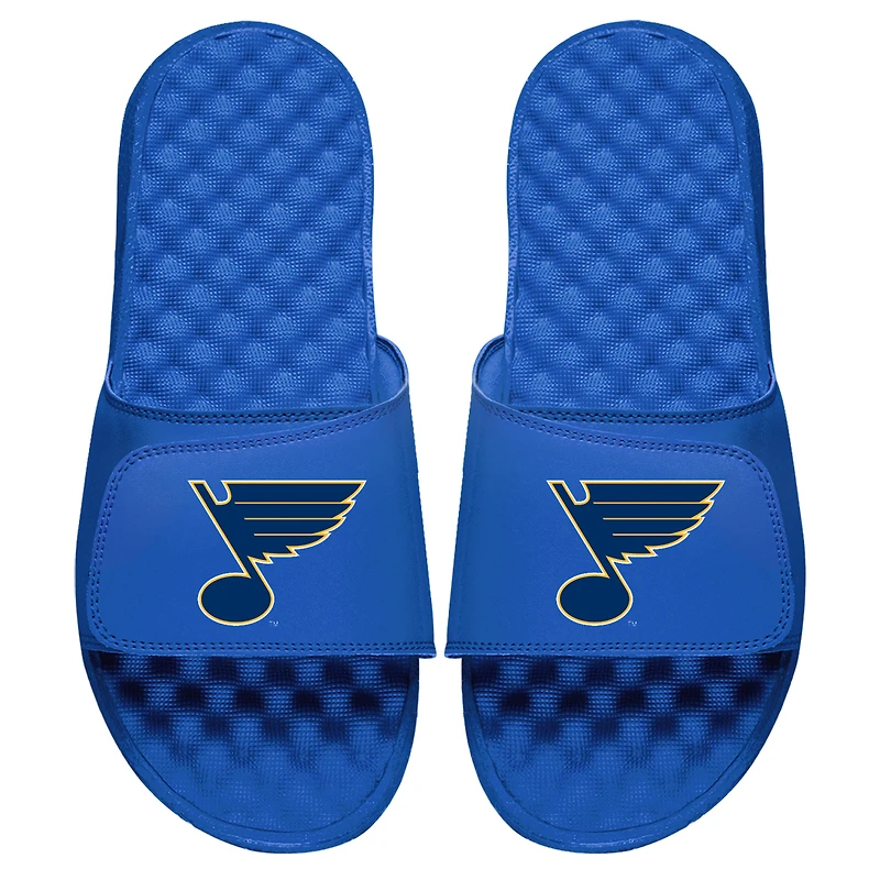Youth ISlide Royal St. Louis Blues Primary Logo Slide Sandals
