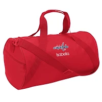 Youth Red Washington Capitals Personalized Duffle Bag