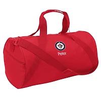 Youth Red Winnipeg Jets Personalized Duffle Bag