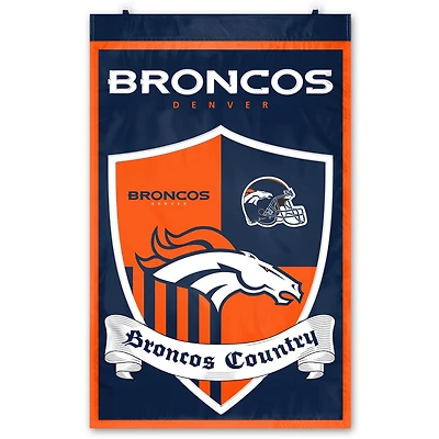 Denver Broncos Shield Banner