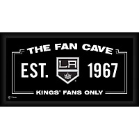 Los Angeles Kings Framed 10" x 20" Fan Cave Collage