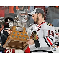 Jonathan Toews Chicago Blackhawks Unsigned 2010 Stanley Cup Champions Raising Conn Smythe Photograph