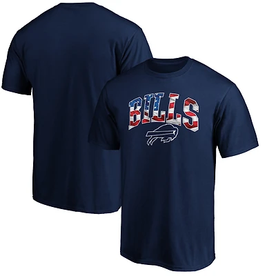 Men's Fanatics Navy Buffalo Bills Banner Wave T-Shirt