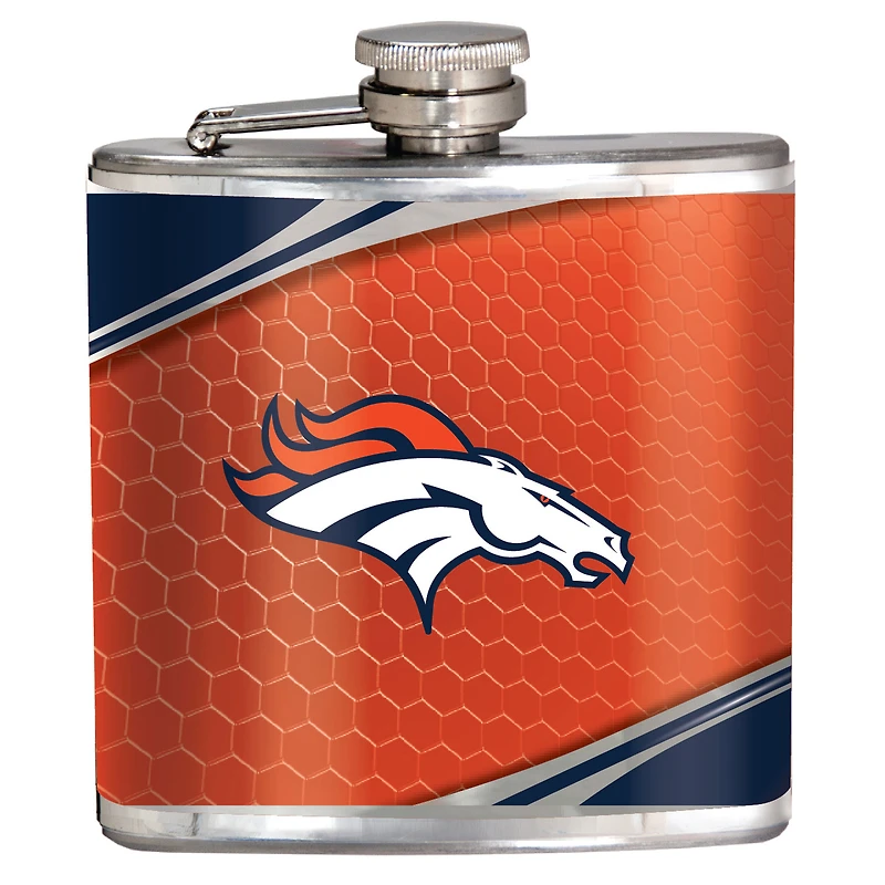 Denver Broncos 6oz. Hip Flask