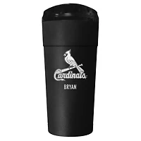 Black St. Louis Cardinals 24oz. Personalized Stealth Travel Tumbler