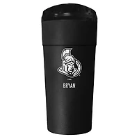 Black Ottawa Senators 24oz. Personalized Stealth Travel Tumbler