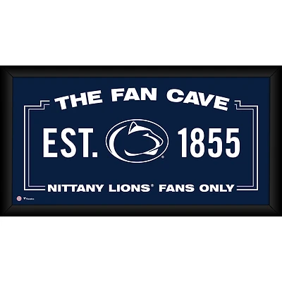 Penn State Nittany Lions Framed 10" x 20" Fan Cave Collage